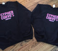 Cypher Convo's Podcast "Miami Vice" Black/Pink/Sky Blue Sweater